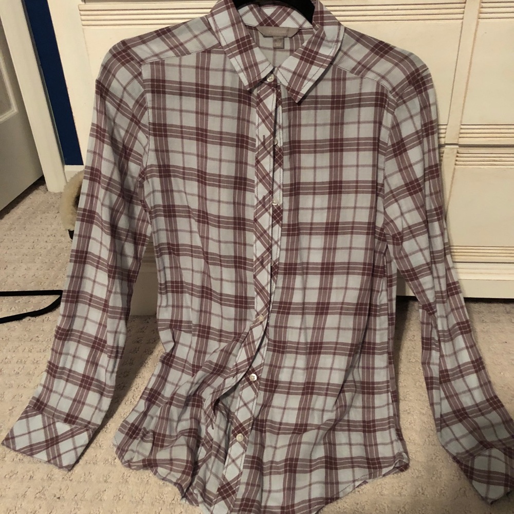 Rubbish brand plaid shirt size xs